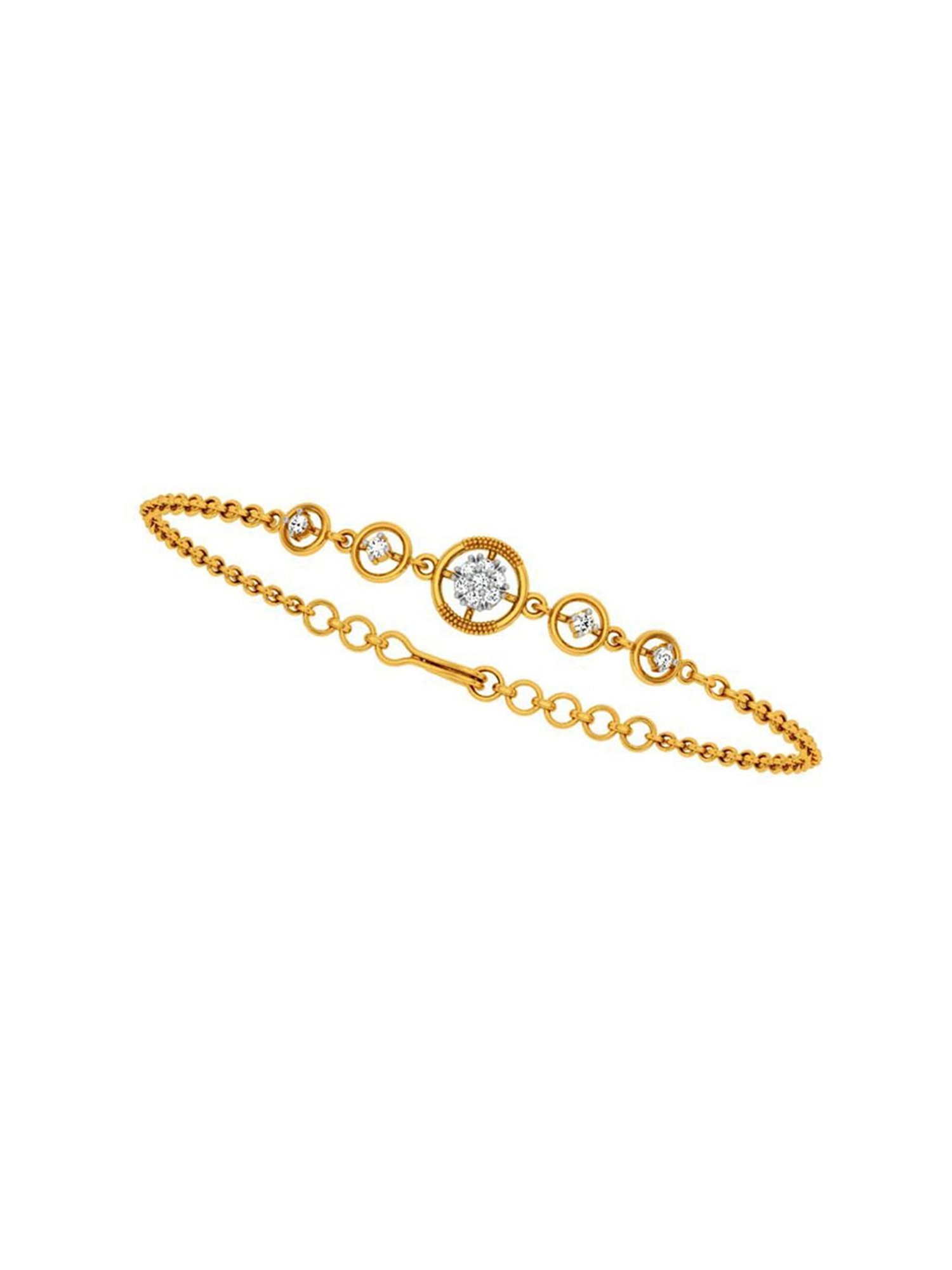 P.C. Chandra Jewellers 22k Yellow Gold Winsome Whirl Bracelet