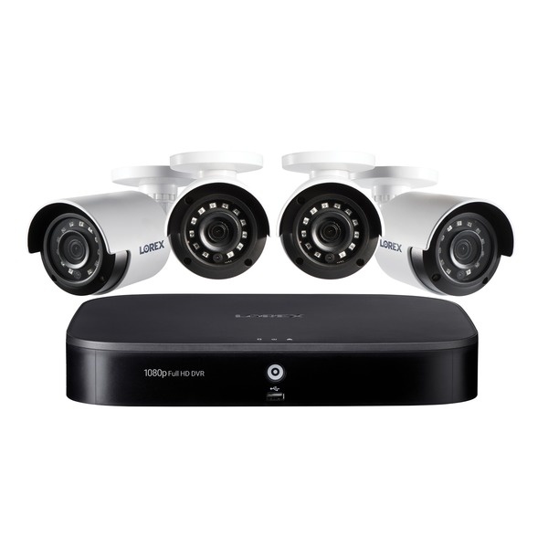 Lorex 1080p HD 8-Channel Security System with 1TB HDD DVR & 4x 1080p HD Cameras
