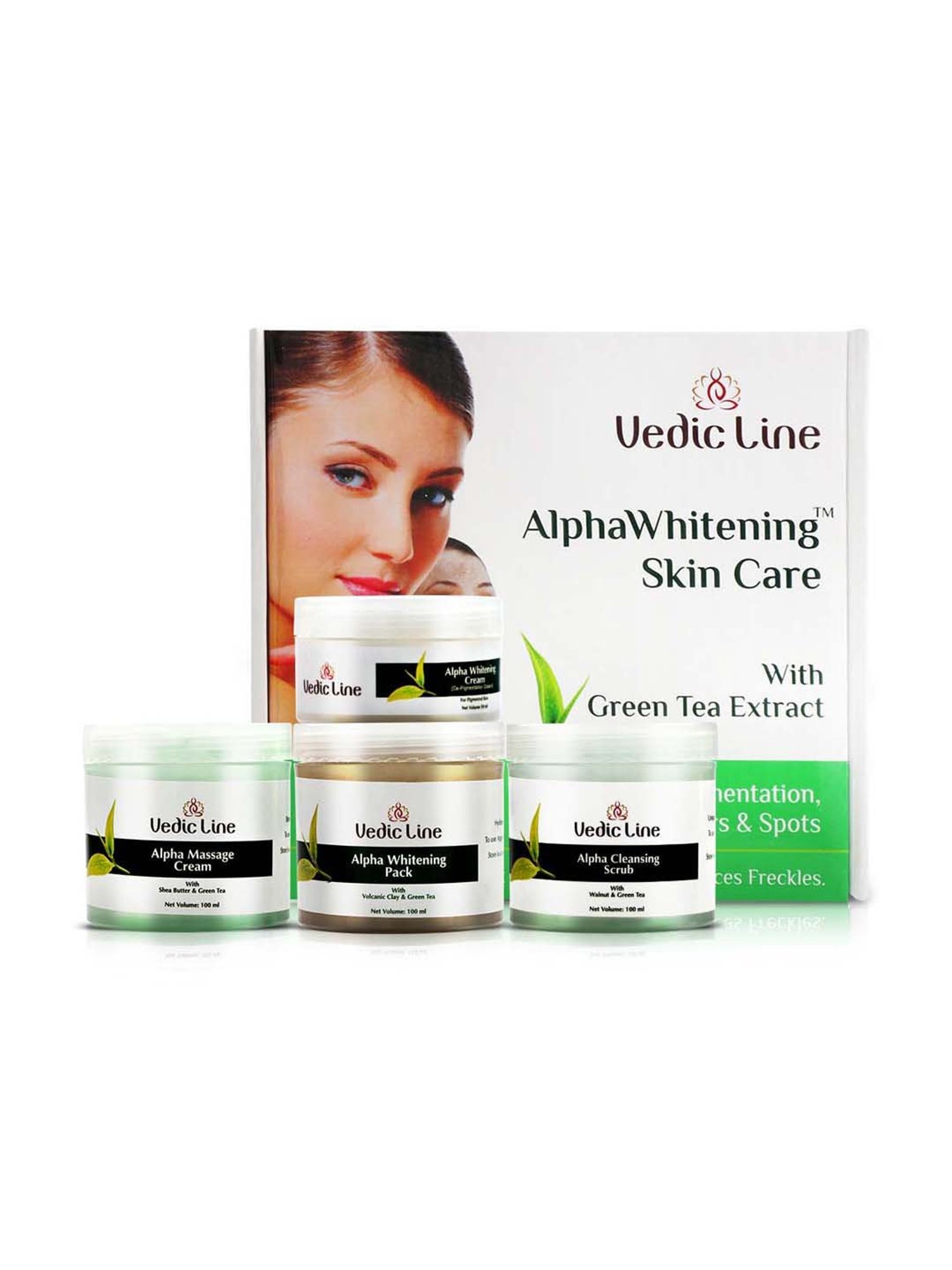 VEDIC LINE Alpha Whitening D-Pigment and D-Tan Facial Kit