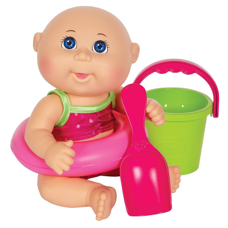 Cabbage Patch Kids 9" Deluxe Tiny Newborn Beach Time Watermelon Swimsuit - Blue Eyes