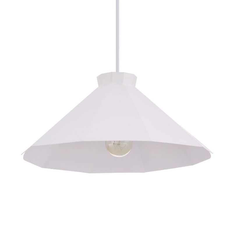 6.5" Maiburgh Pendant Lamp White - Aiden Lane