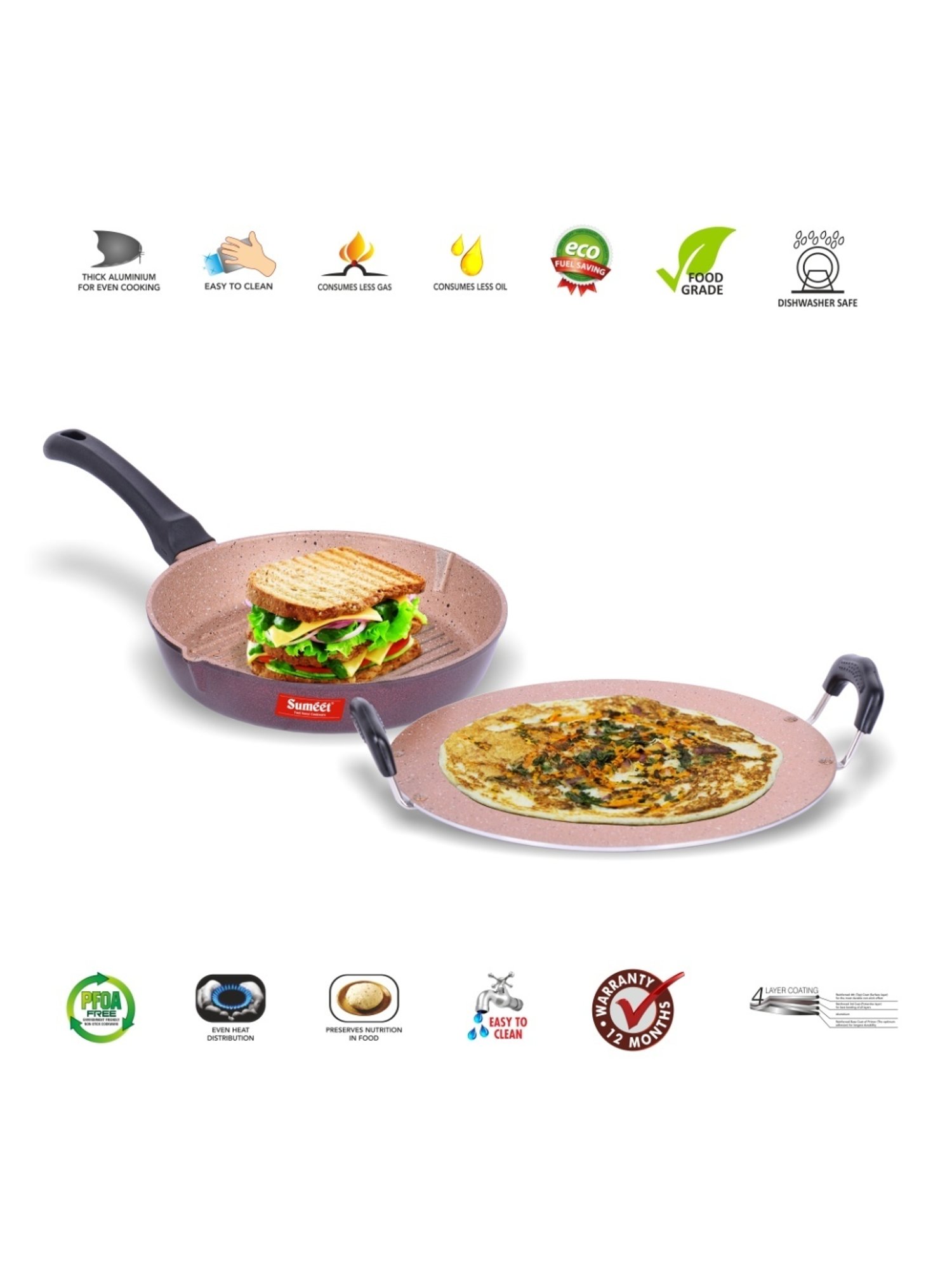 HAZEL Silver Induction Bottom Tope Stainless Steel Patila - 17.7 cm (2500 ml)