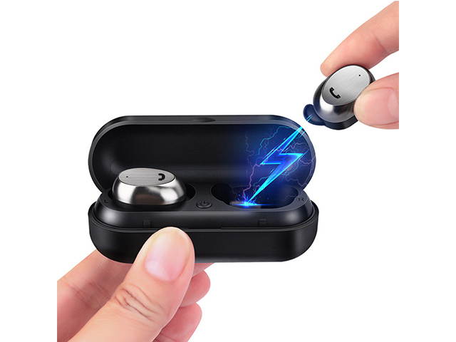 AutofeelSunriseoffice Waterproof Bluetooth Earphones Headset Wireless Headphone With Mic 3D Bass Stereo Music Games Sport Earbuds For Mobile Phone iPhone Xiaomi Samsung Oppo