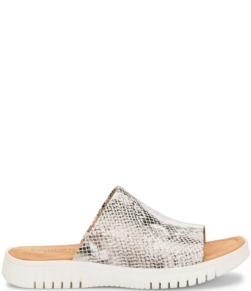Comfortiva Carmila Snake Print Sporty Slides
