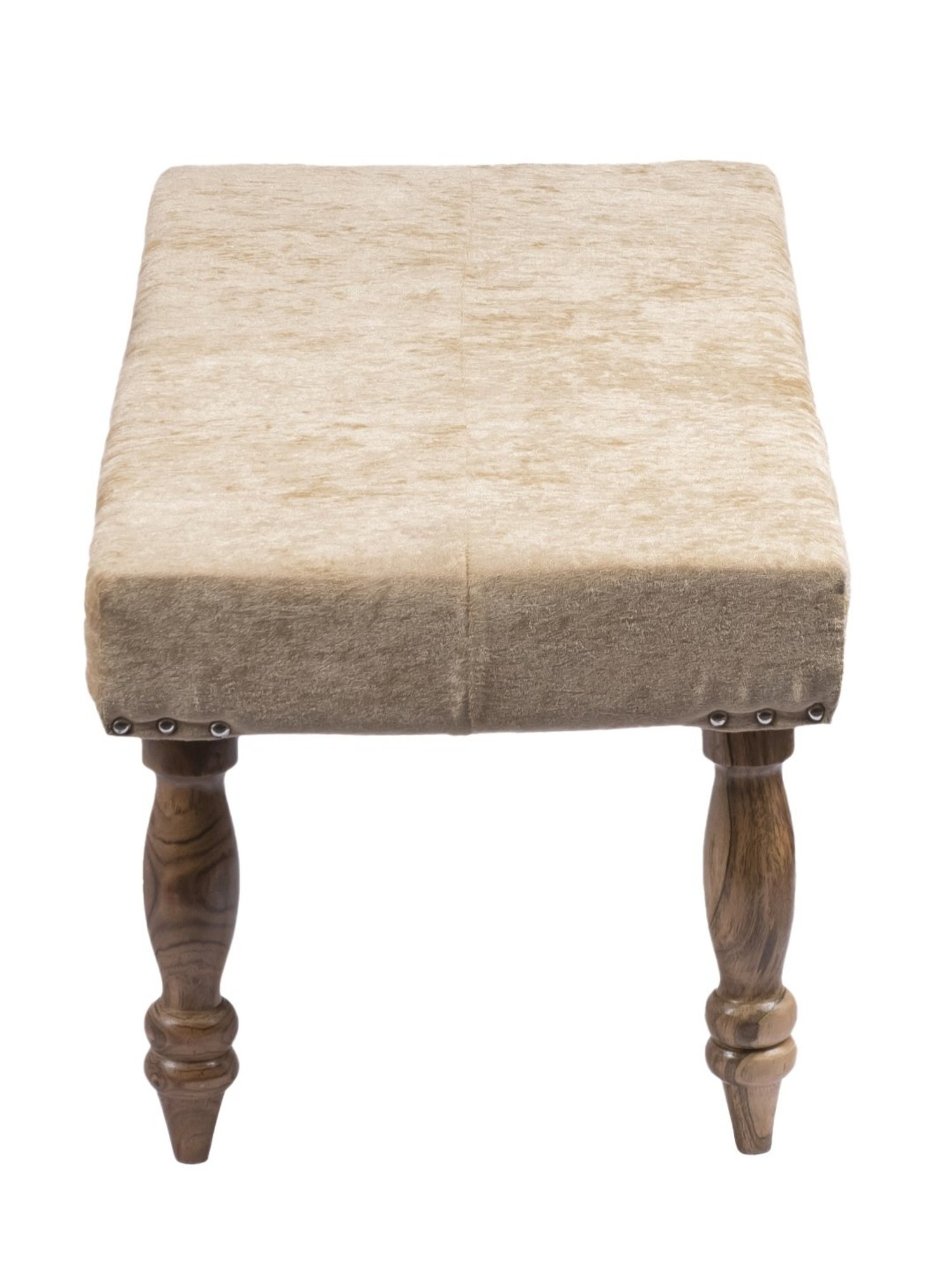 Picardy Vanity Stool Fabric/Antique Pearl - Acme Furniture