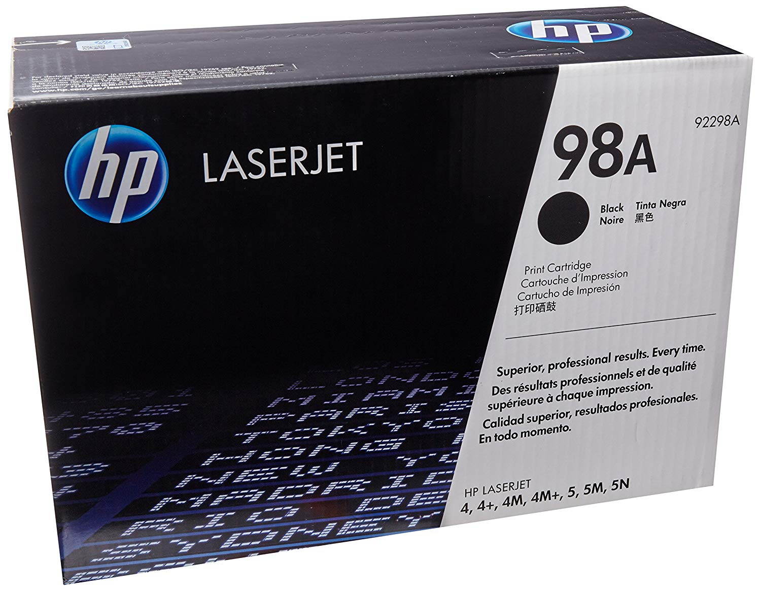 HP 98A (92298A) Black Original LaserJet Toner Cartridge DISCONTINUED BY MANUFACTURER