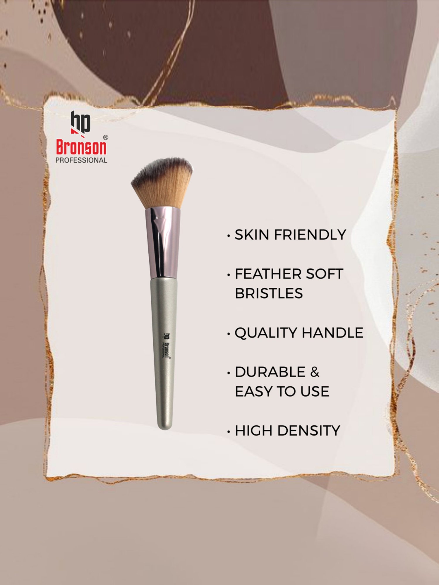 SWISS BEAUTY Highlighting and Lash Brush - Rose Gold