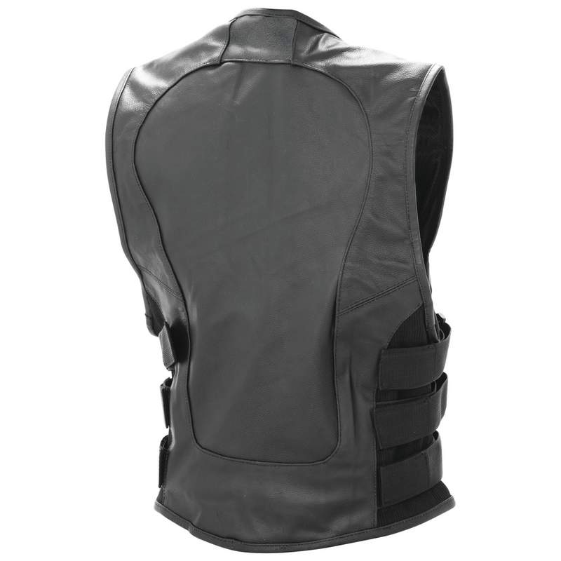 Rocky Mountain Hides Solid Genuine Buffalo Leather Vest