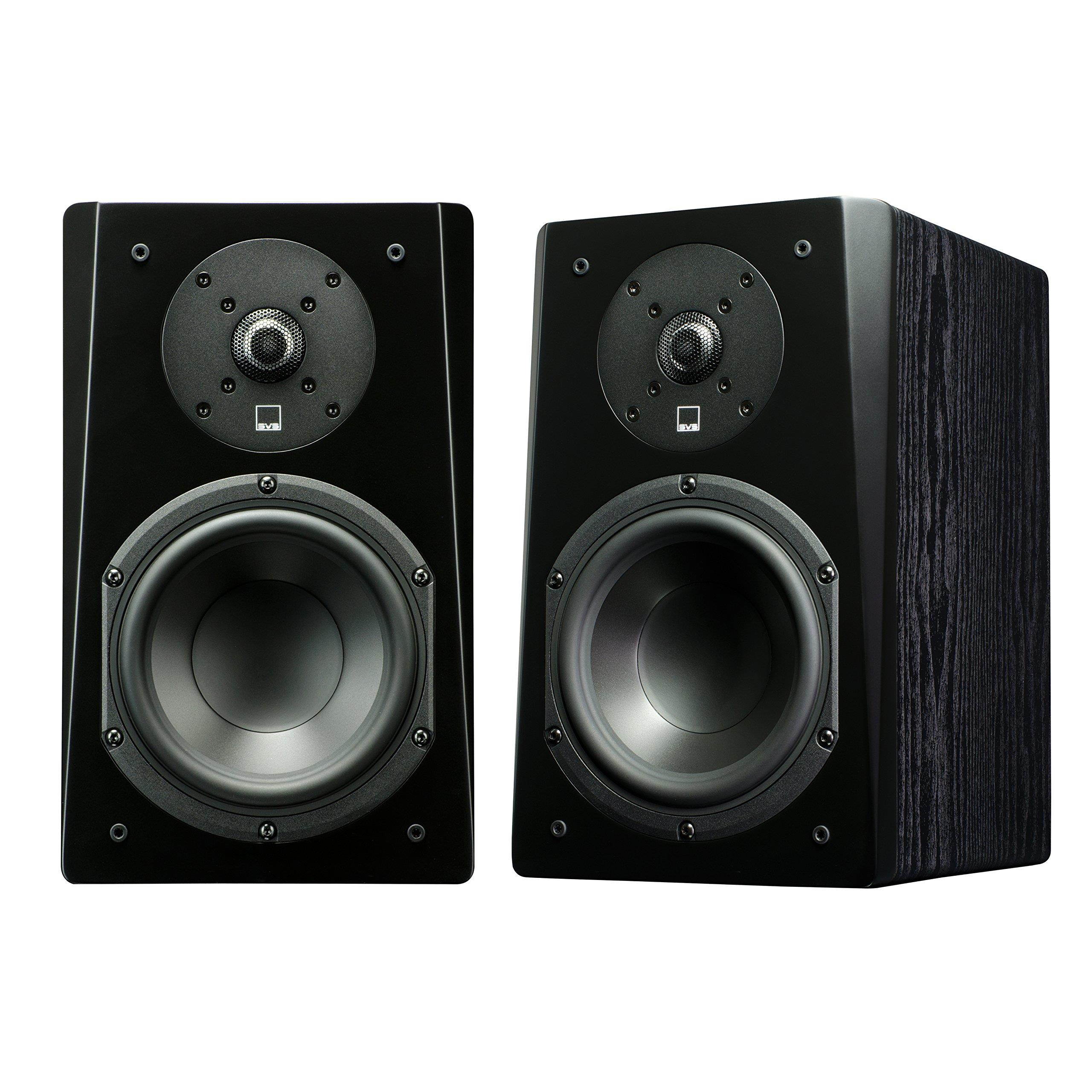 SVS Prime Satellite Speaker (Pair) - Premium Black Ash