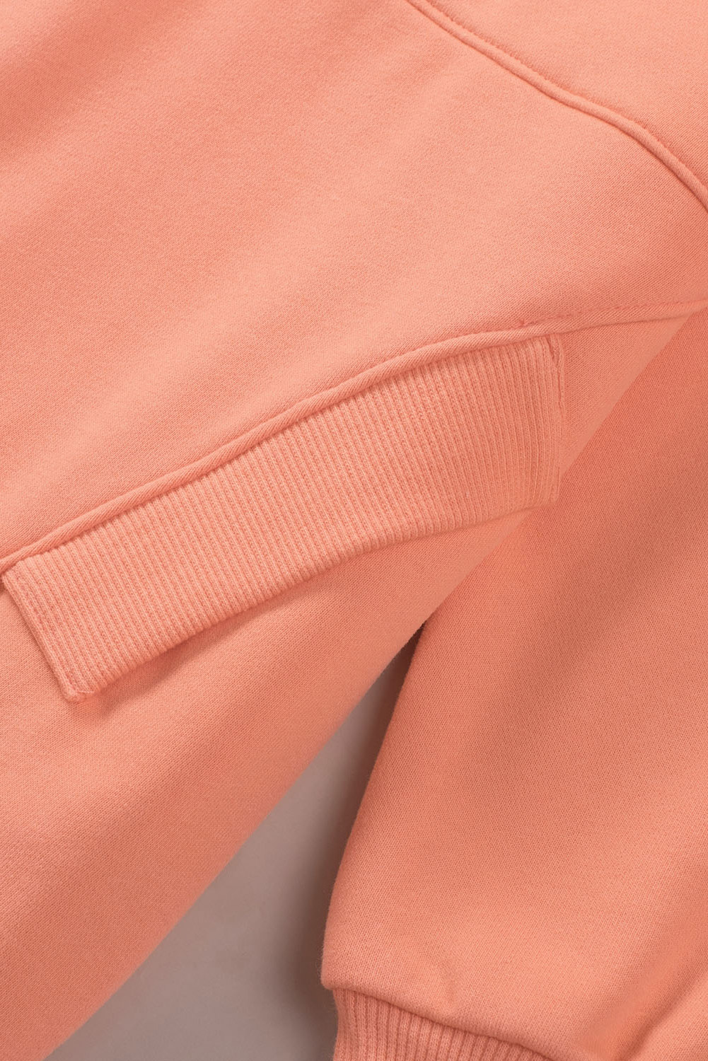 Pink Sequins Candy Cane Round Neck Sweatshirt