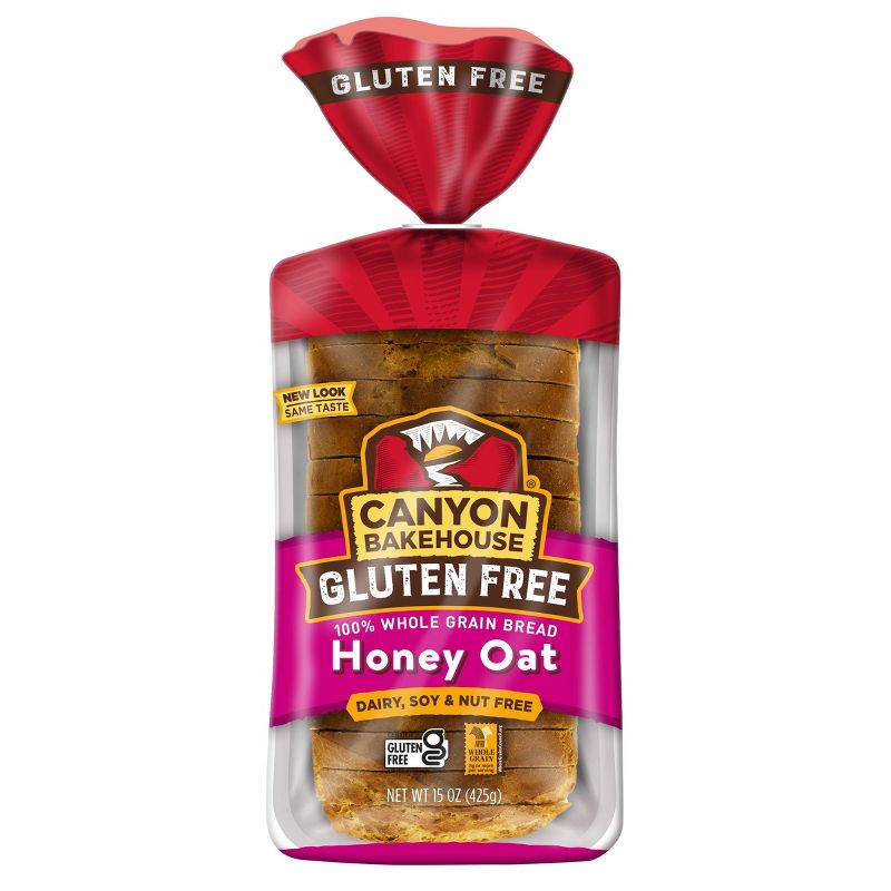 Canyon Bakehouse 100% Whole Grain Honey Oat Bread - 15oz