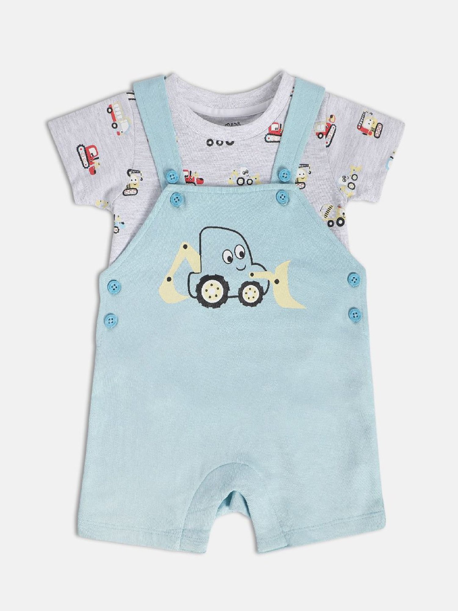 Mothercare Kids Multicolor Checks Shirt with T-Shirt