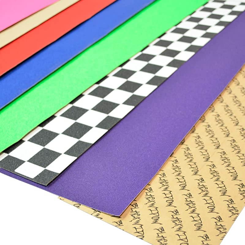 Sport Outdoor Electric Skateboard Longboard Dancing Board Double Rocker Board Waterproof Diamond Griptape Sheet Sticker Deck Sandpaper (Cloud Crance)