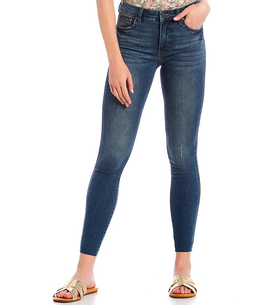 KUT from the Kloth Mia High Rise Fab Ab Technique Toothpick Skinny Jeans