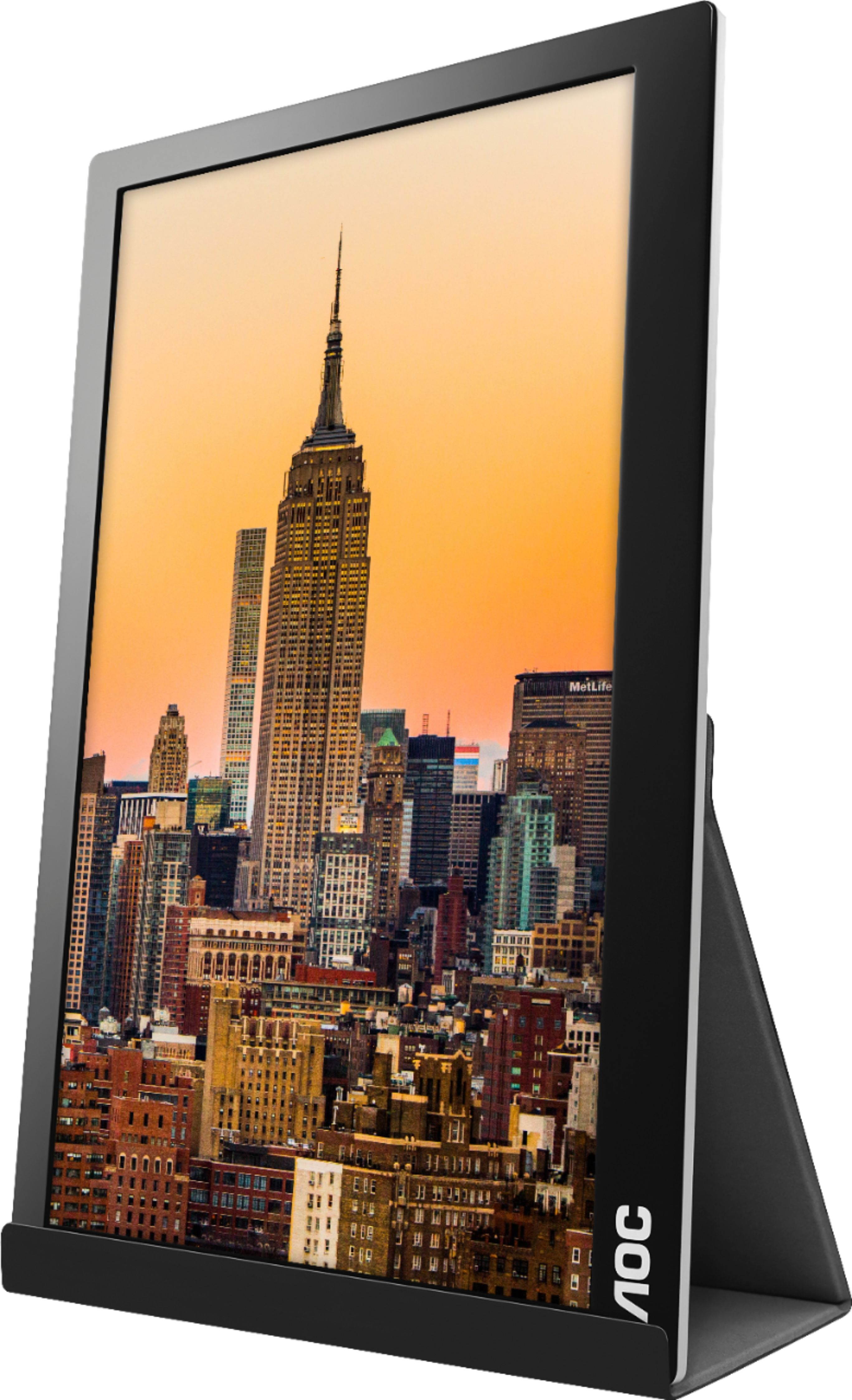 AOC - I1601C 15.6" LED IPS FHD USB-C Portable Monitor - Black (I1601C)