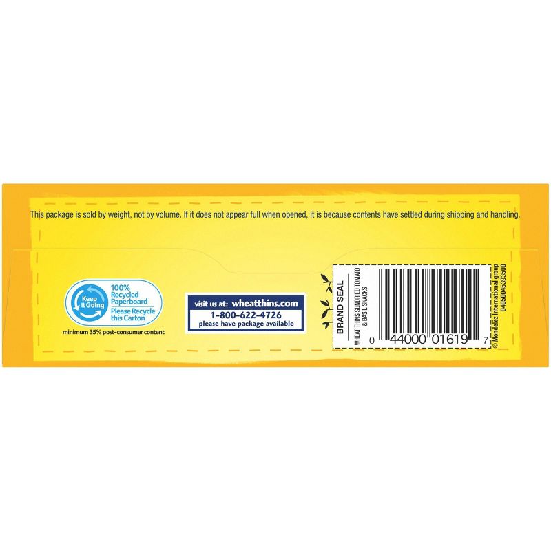 Wheat Thins Sundried Tomato & Basil Snack Crackers - Family Size - 13oz