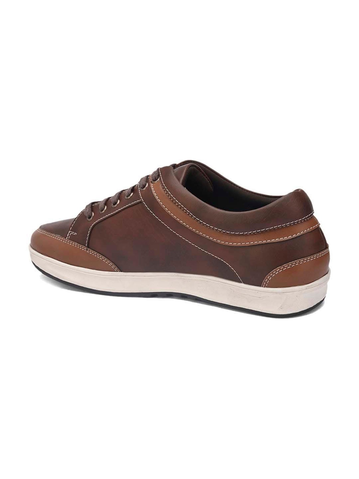 El Paso Men's Brown Casual Sneakers