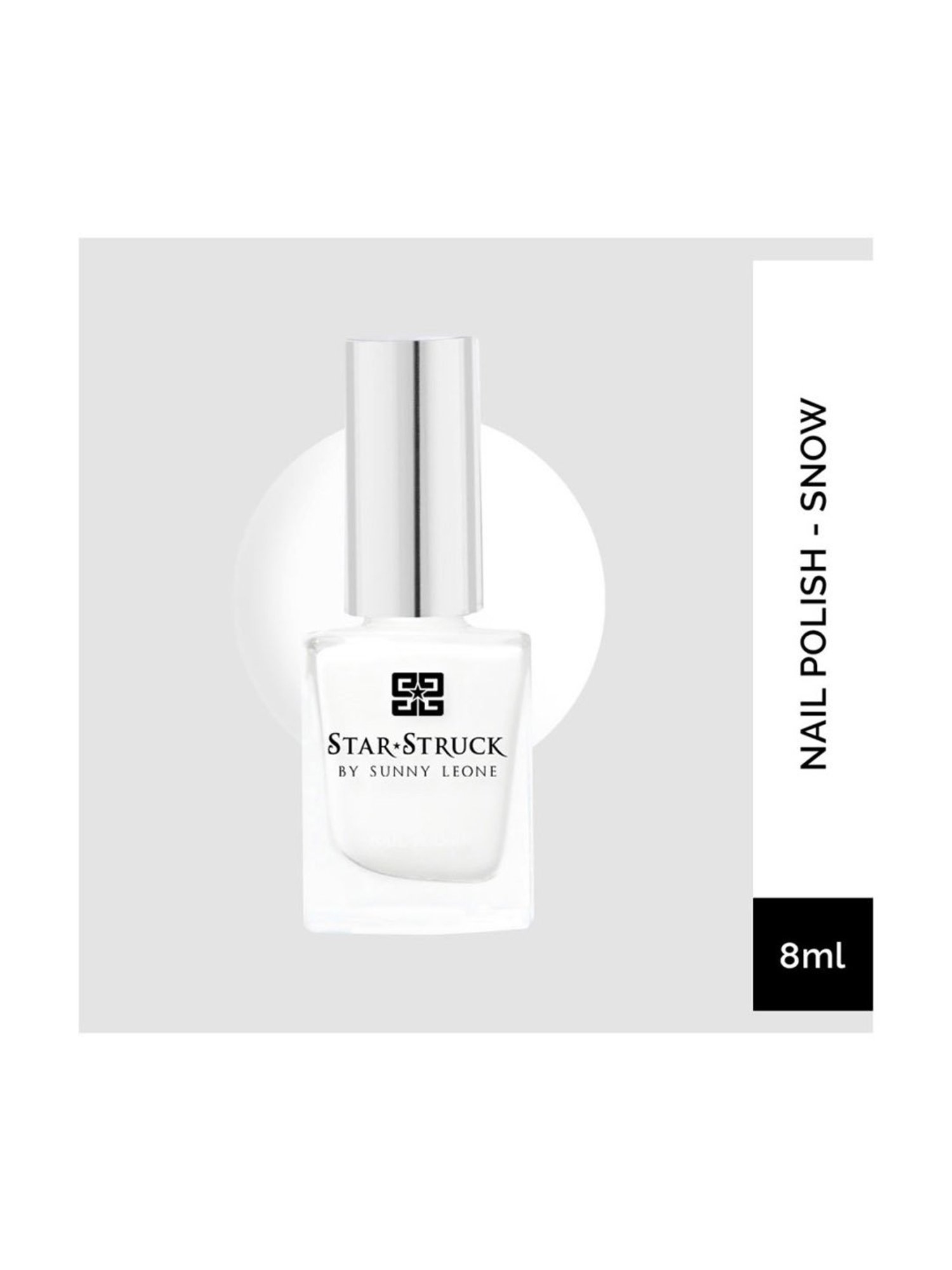 StarStruck By Sunny Leone Nail Polish Snow - 8 ml