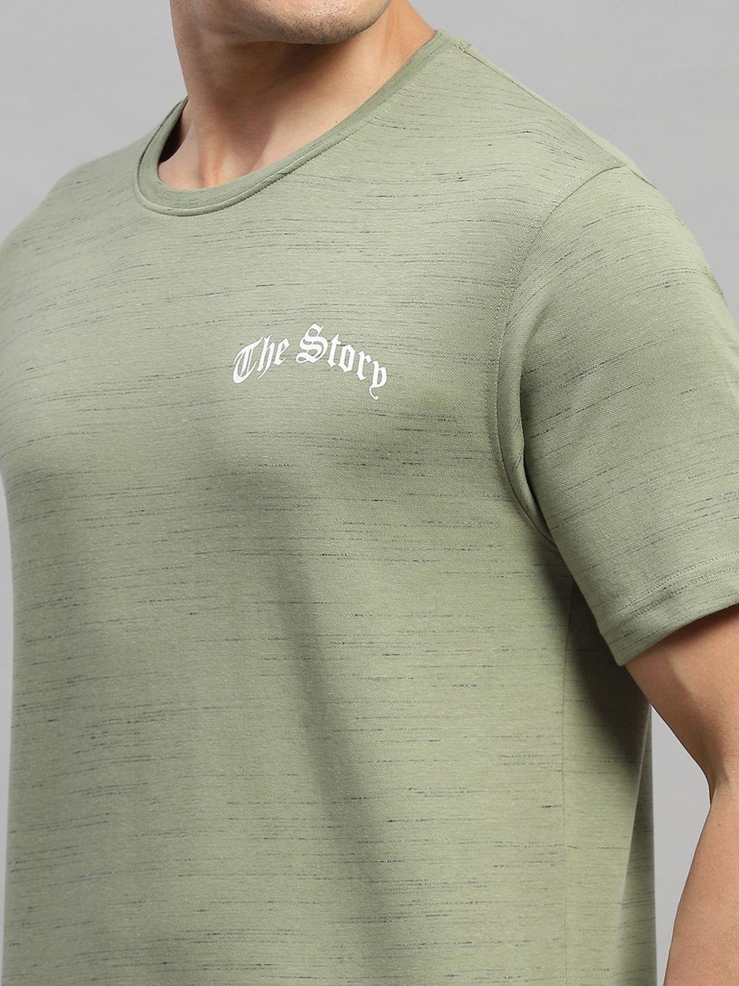 Rock.it Green Cotton Regular Fit Printed Co-Ord Set