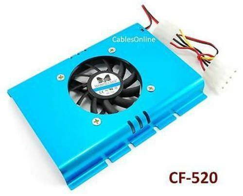 Aluminum 4-Pin Molex Single 60mm Fan HDD Cooler for Hard Disk Drives - CF-520
