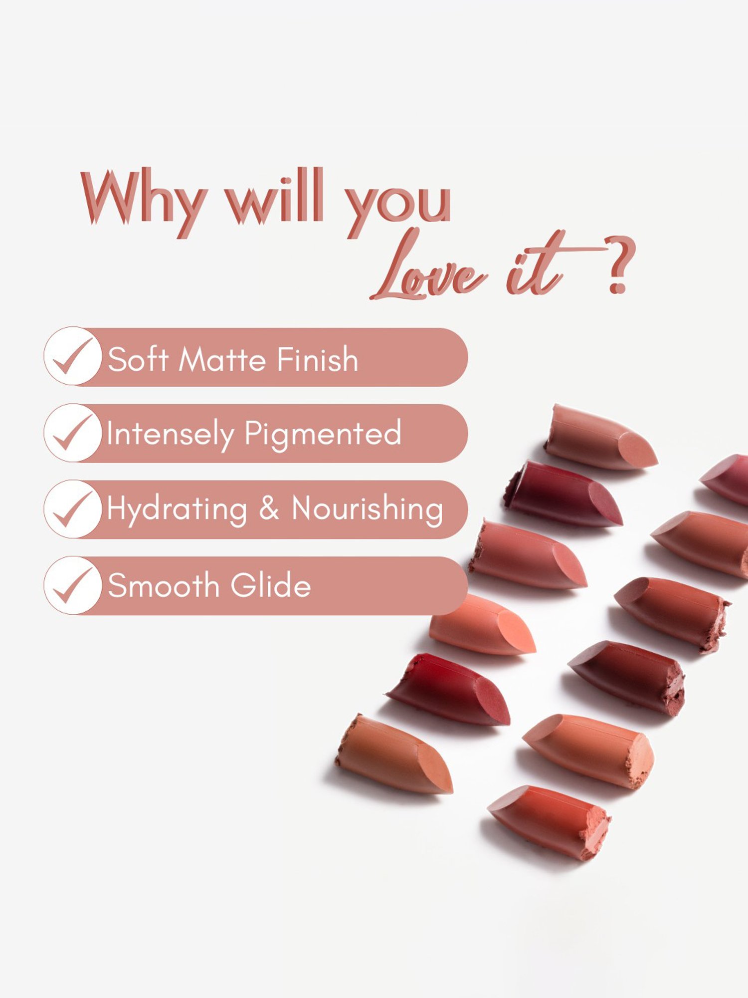 C2P PROFESSIONAL MAKEUP Matte Lip FX Lipstick Seeking Love 09 - 3.5 gm