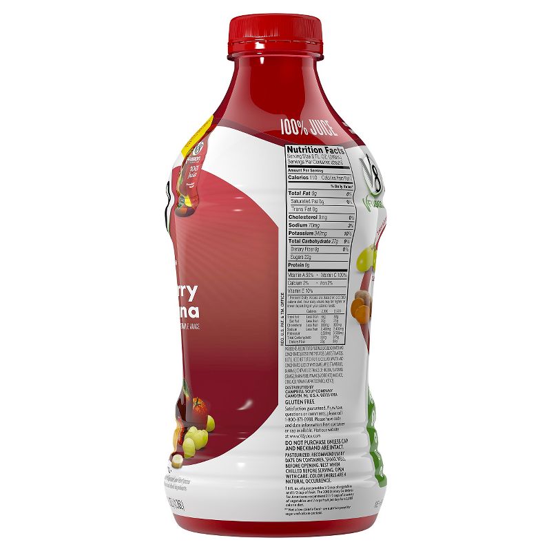 V8 V-Fusion Strawberry Banana Vegetable & Fruit Juice - 46 fl oz Bottle