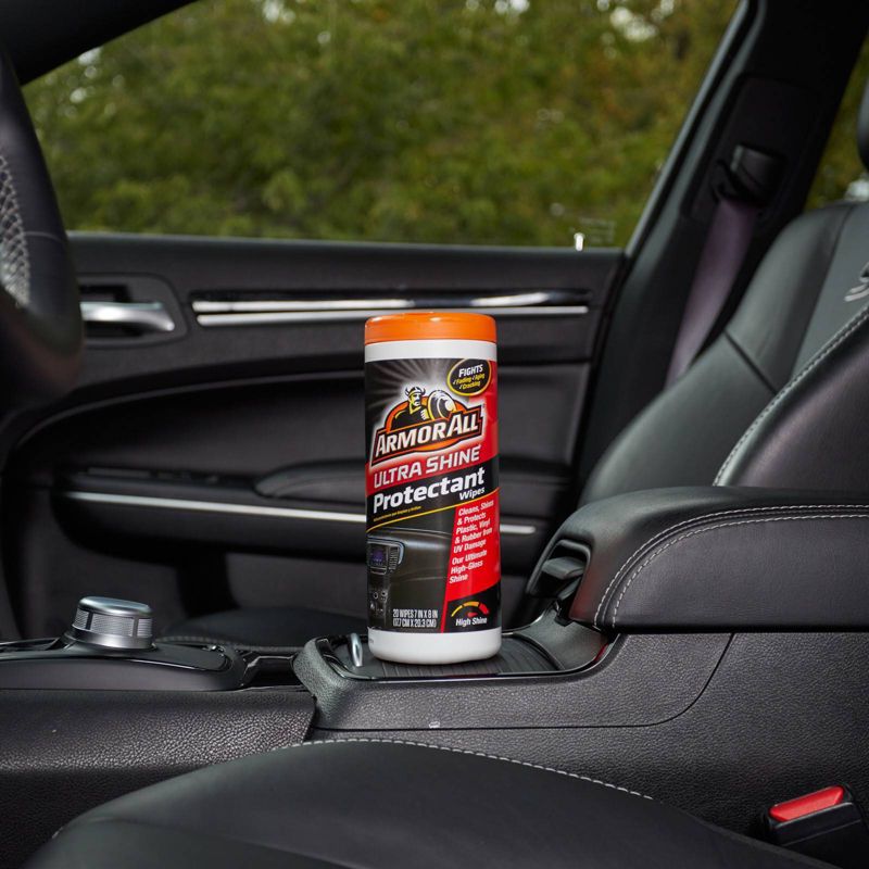 Armor All 20ct Ultra Shine Protectant Wipes Automotive Protector