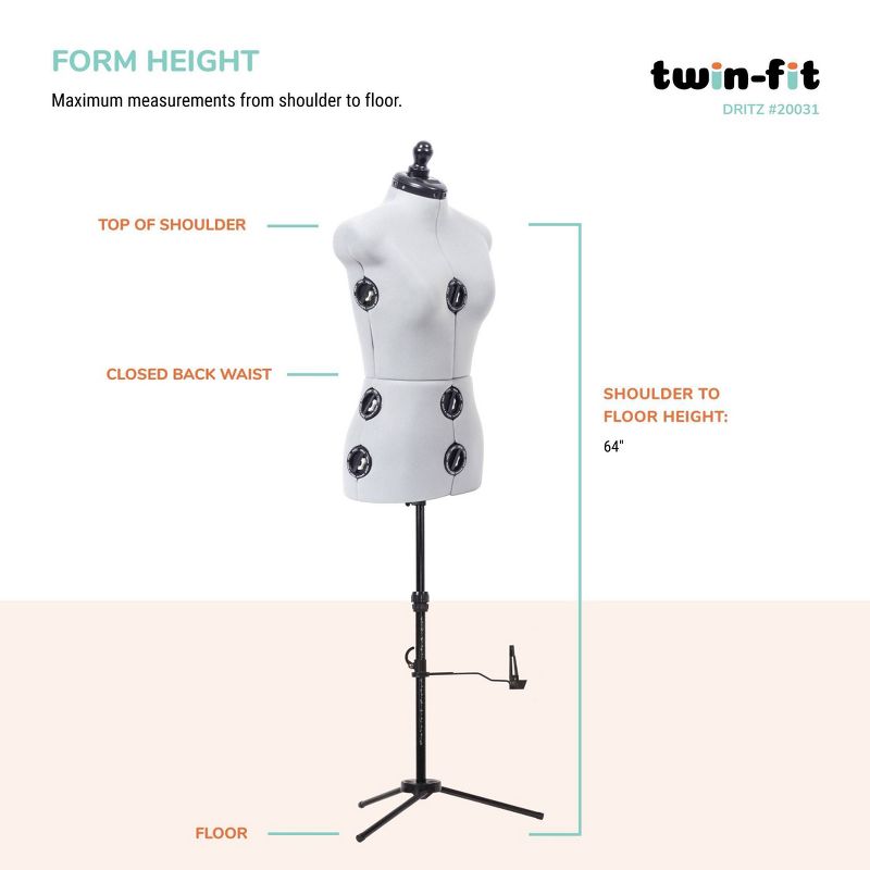 Dritz Small Twin-Fit Dress Form