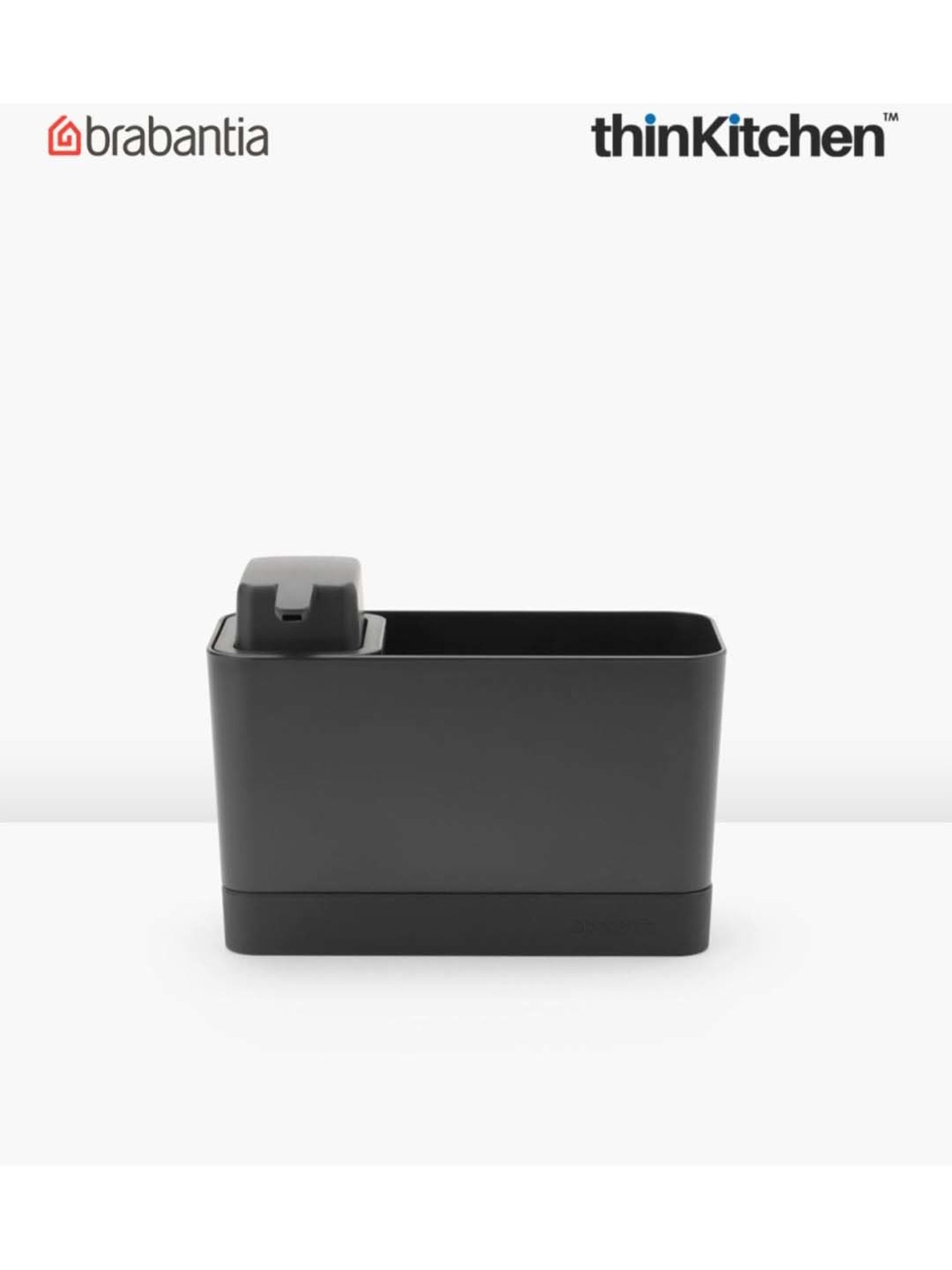 Brabantia Dark Grey Plastic Sink Organiser