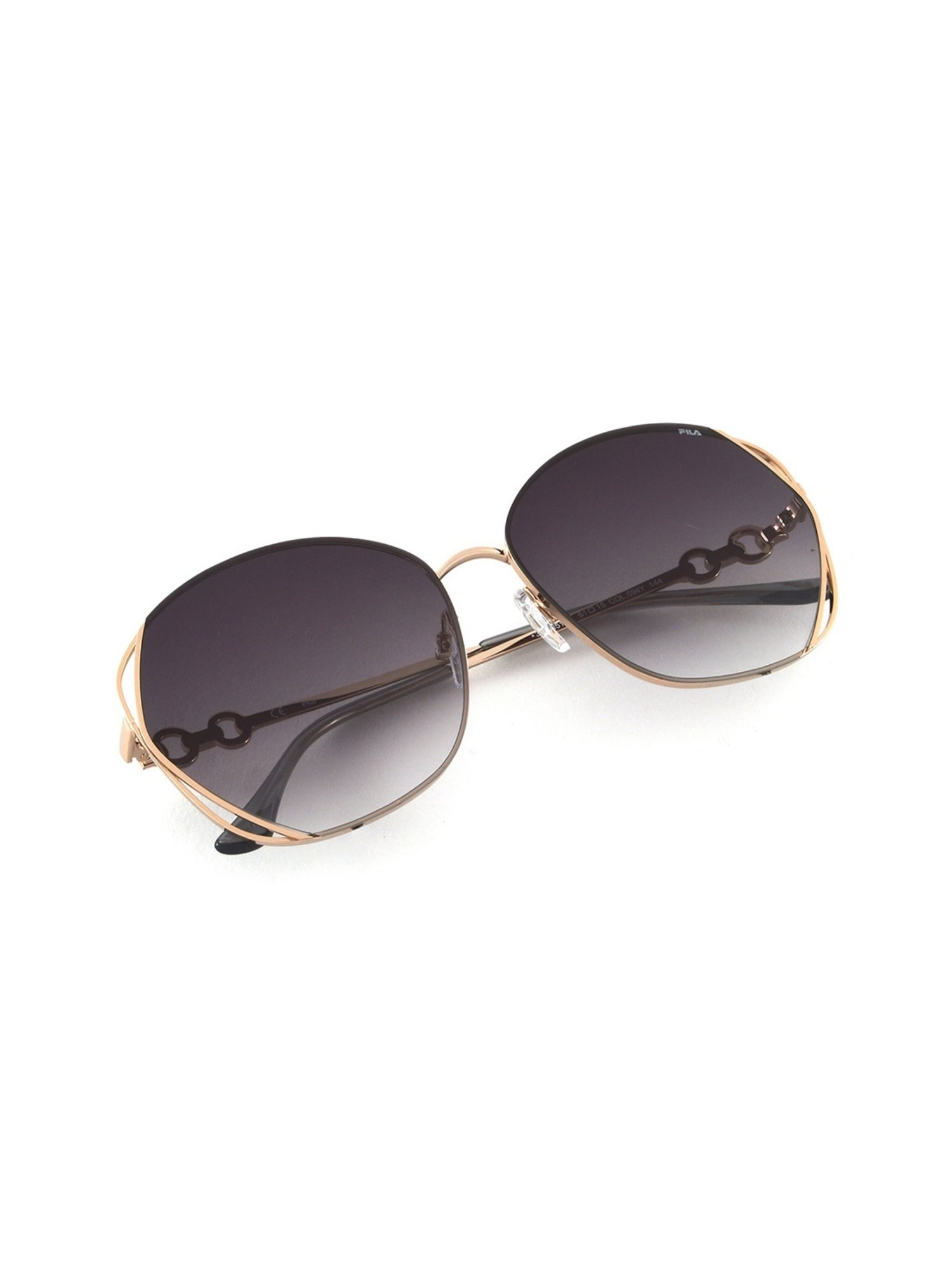 Fila Grey Oval Sunglasses for Women