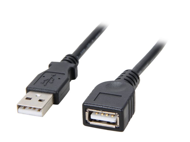 USB Long Extension Cable, USB Cable, USB A to A Cable, White, 9.84 Feet (3 Meters), Cables to Go 26686