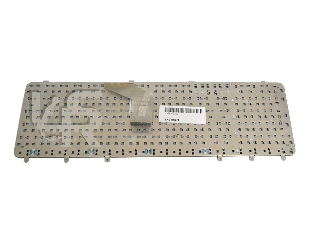 Loreso Compatible Laptop Keyboard Replacement For HP Pavilion DV7-1000 DV7-1100 DV7-1200 506120-001 506121-001 483275-001 LKB-HC27S - Silver/Small Enter key