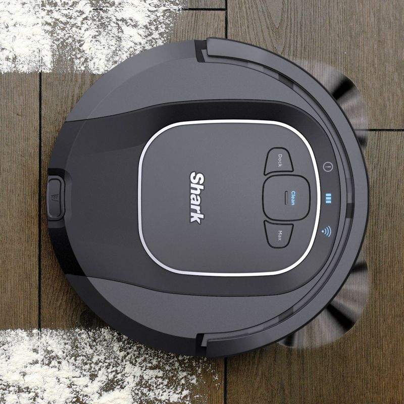 bObsweep PetHair Vision Wi-Fi Connected Robot Vacuum Cleaner and Mop - Steel