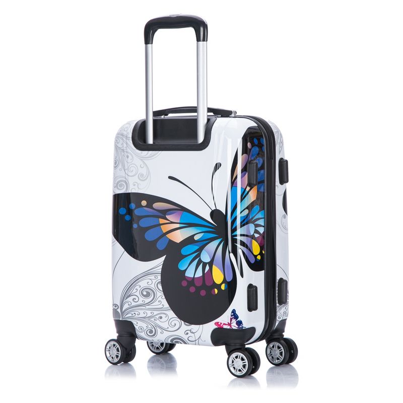 InUSA Prints 28" Hardside Spinner Suitcase - Butterfly