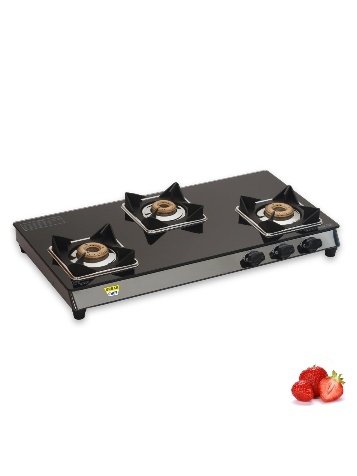 Range Kleen 4pc Porcelain Drip Pan Set Black