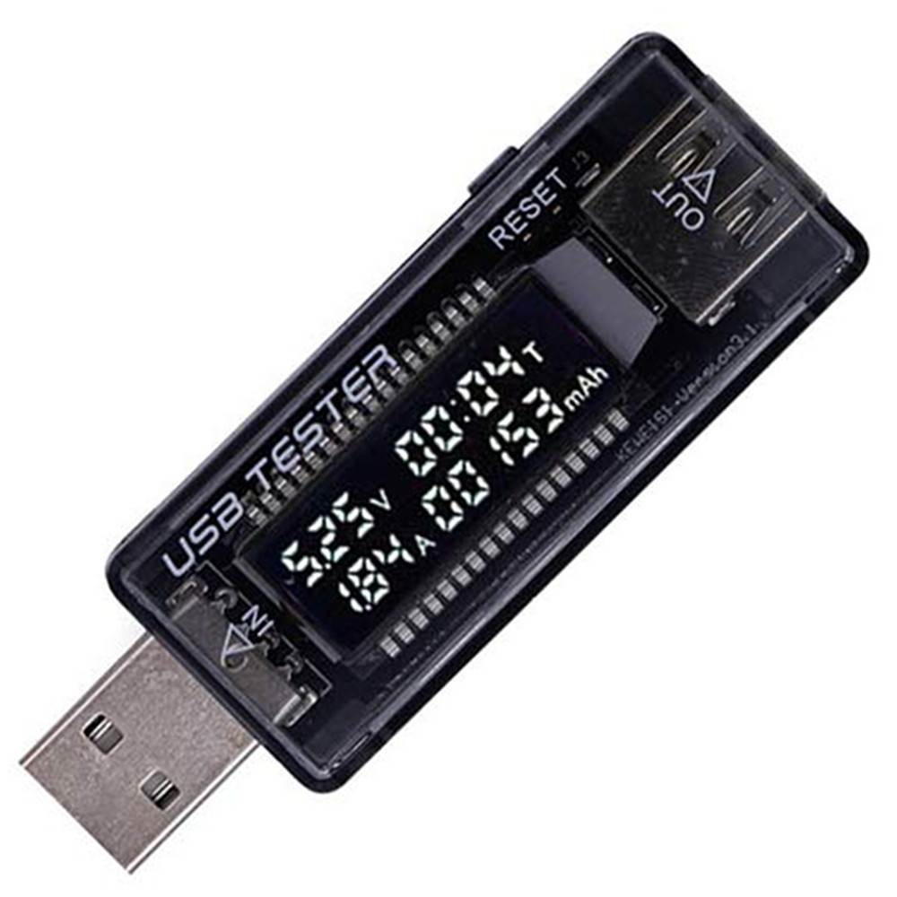 JacobsParts USB Power Meter Voltage Current Capacity Tester 5-20V 3A Test Chargers and Cables