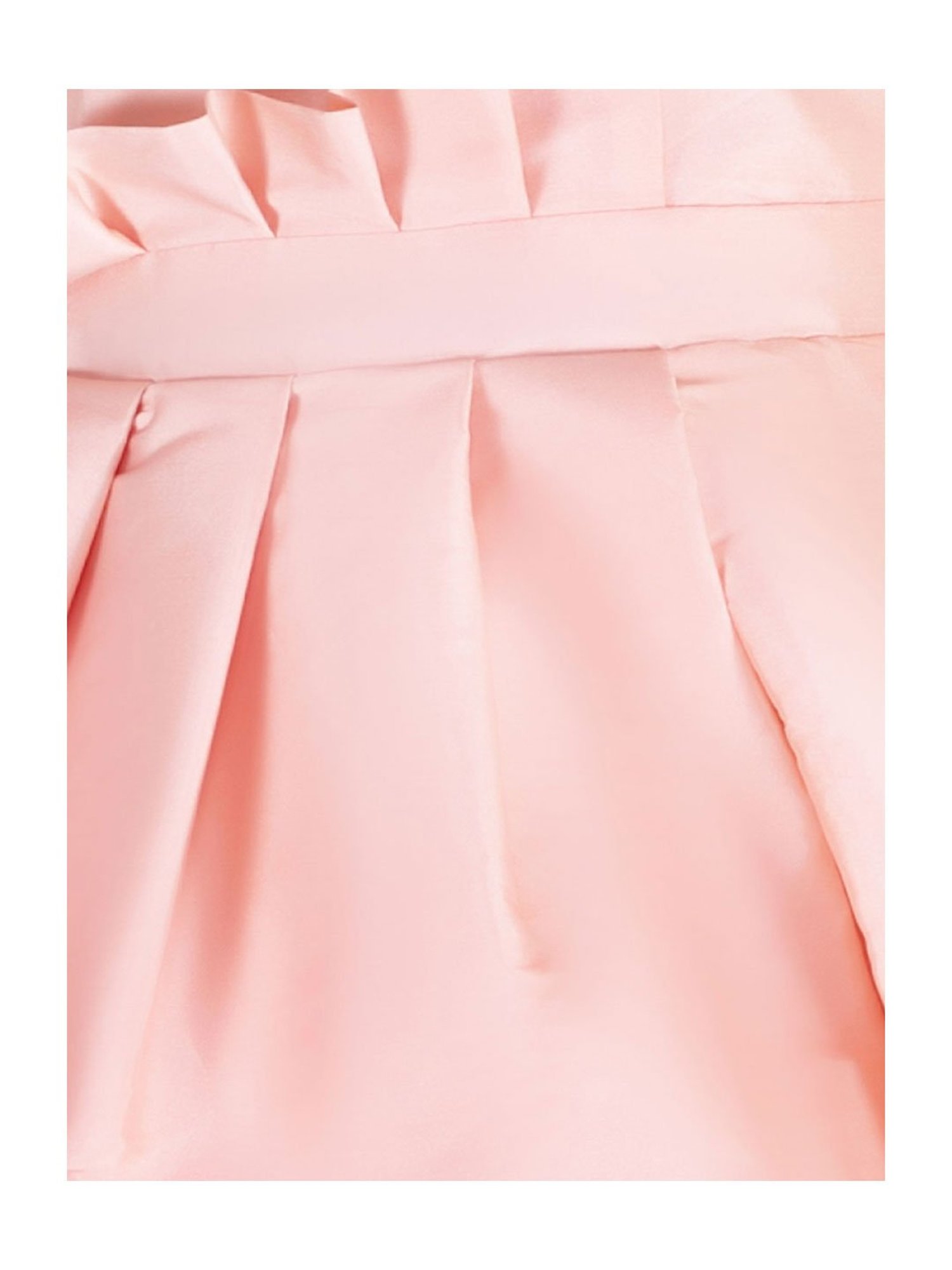 KidsDew Kids Peach Solid Dress