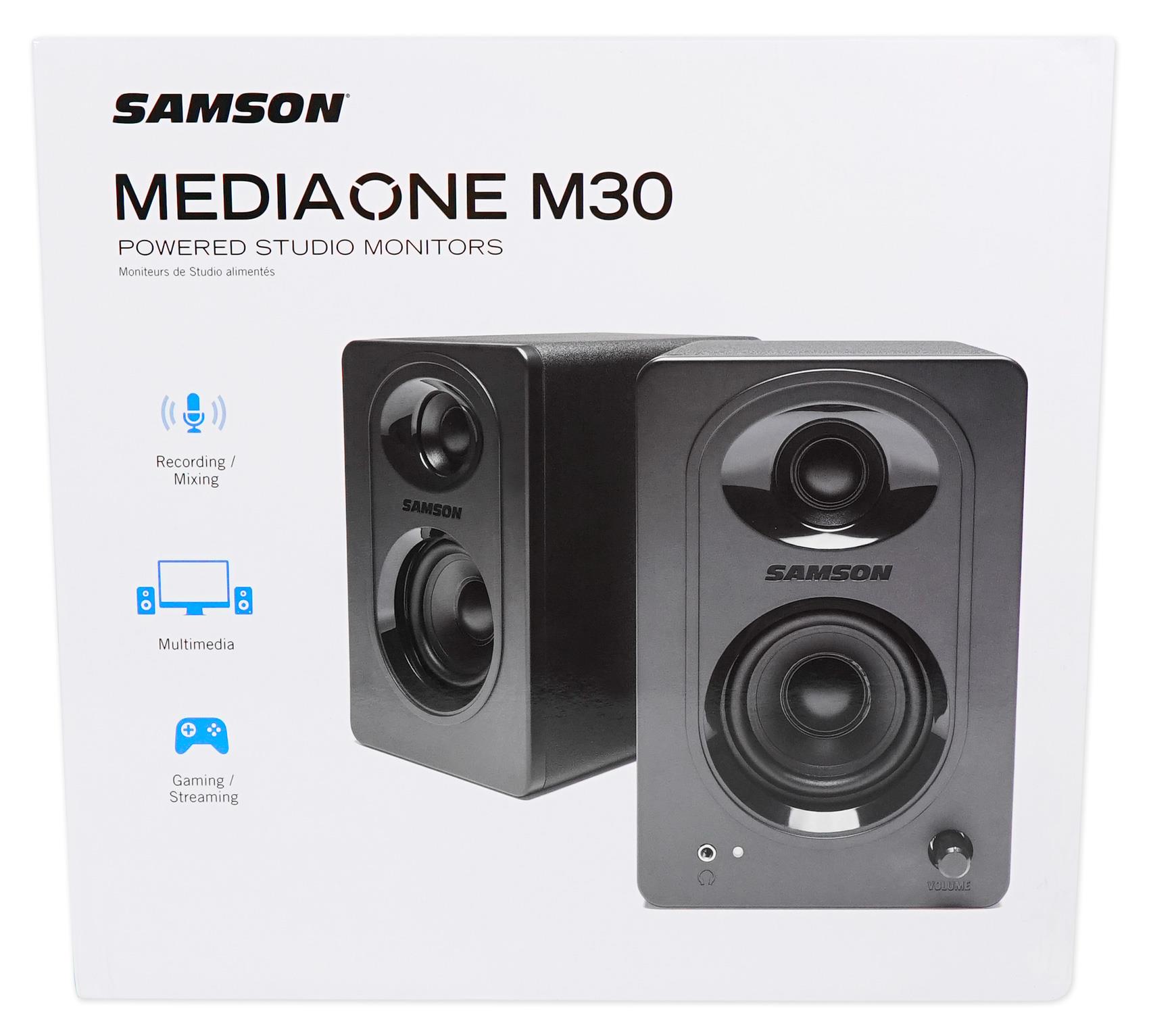 Samson MediaOne M30 Powered Studio Monitors (Pair)