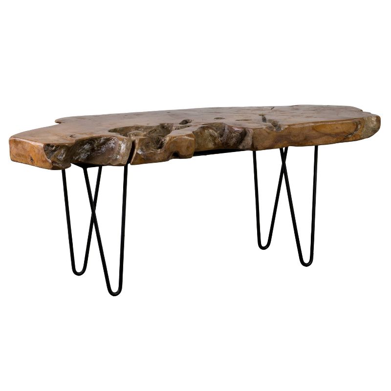 Josie Live Edge Coffee Table Brown - East at Main