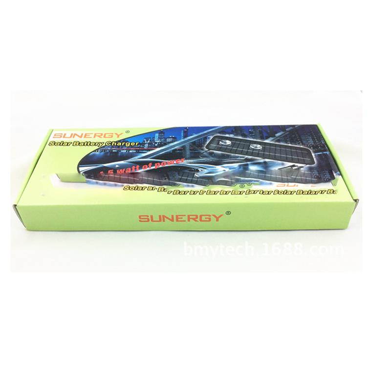 Multifunction solar car charger car battery conservation 12V4.5W angel can charge mobile charging treasure