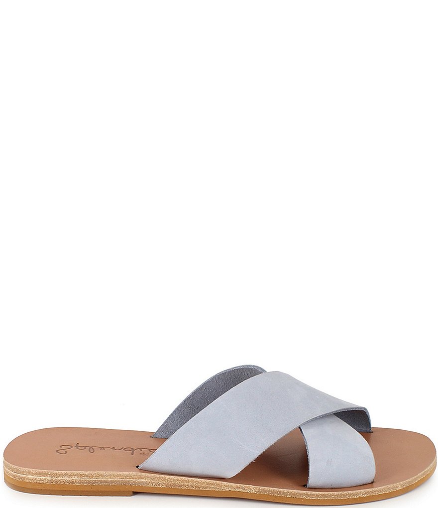 Splendid Tava Leather Crossband Slides