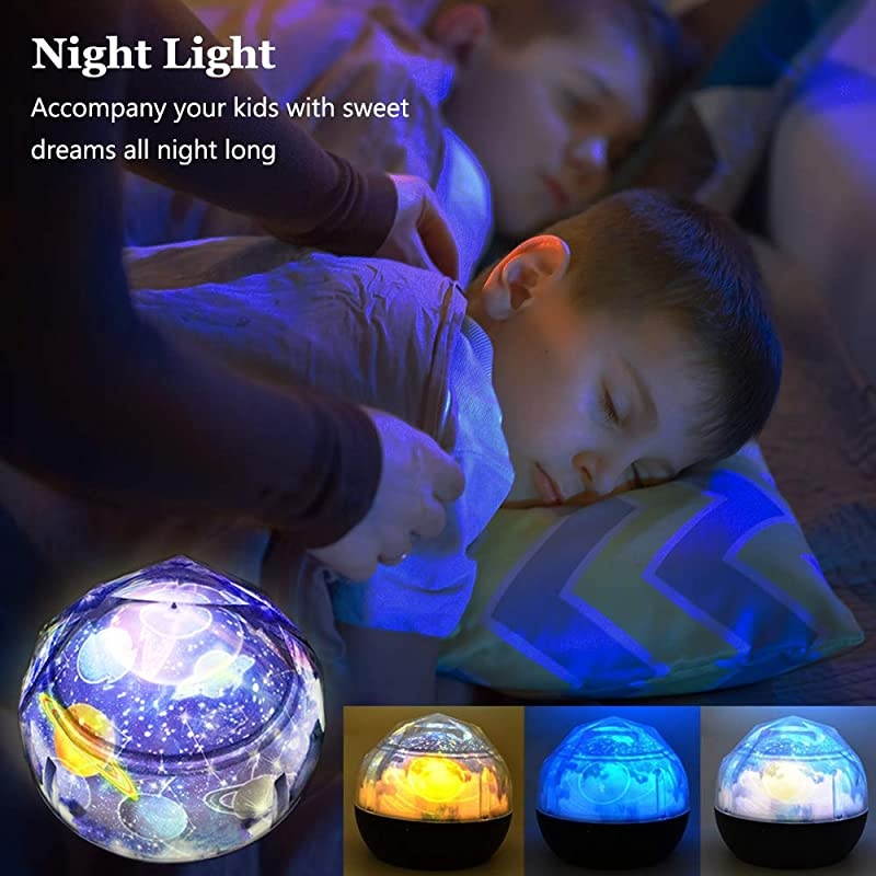 Gifts for 210 Year Old Girls  Star Projector Night Light Lamps for Bedroom Night Light Home Decoration Toys Baby Night Light Nursery Relaxation Holiday Christmas Birthday Gifts XKD1