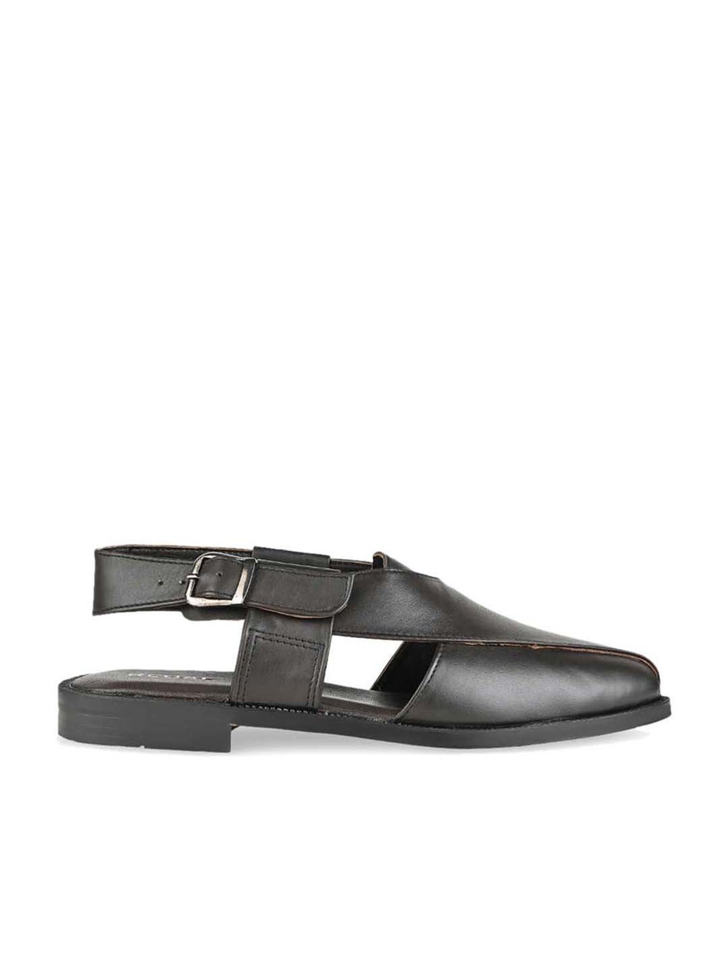 Regal Men's Brown Back Strap Sandals