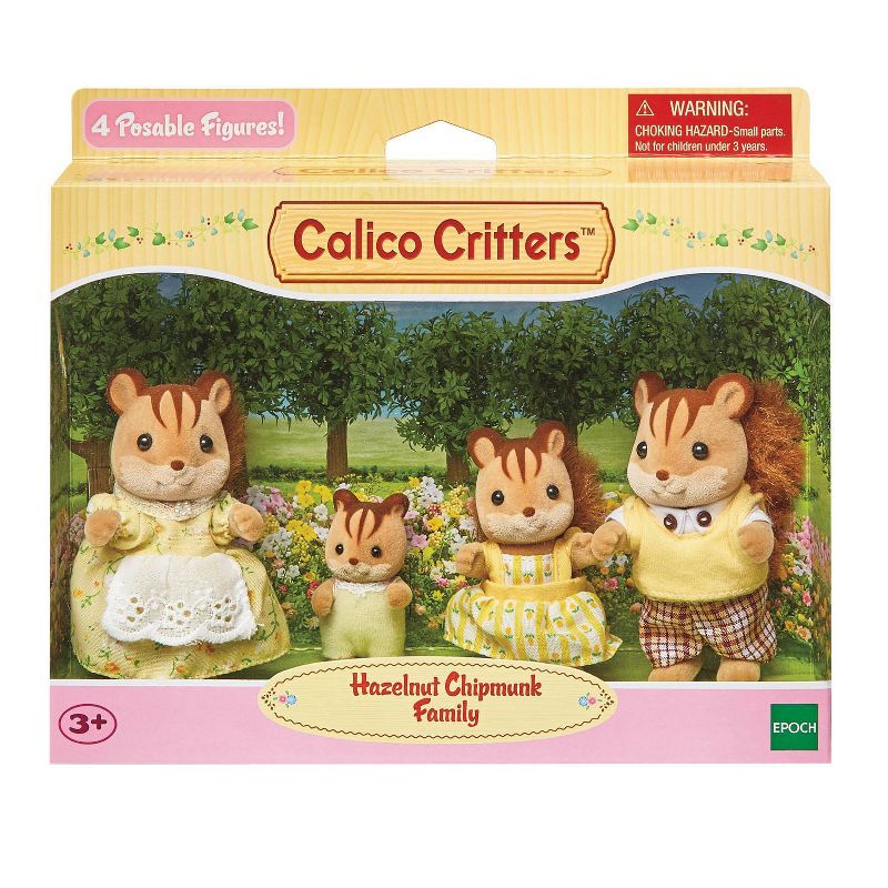 Calico Critters Hazelnut Chipmunk Family