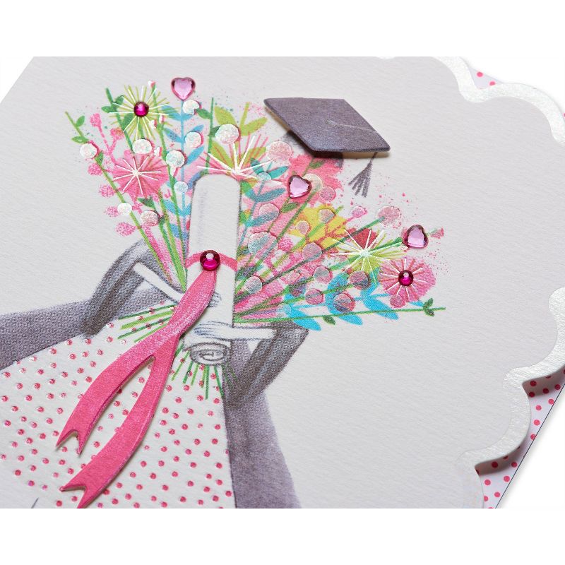 Big Dot of Happiness Gold Glitter 2021 Party Straws - No-Mess Real Gold Glitter Cut-Out Numbers & Decorative Graduation Paper Straws - Set of 24