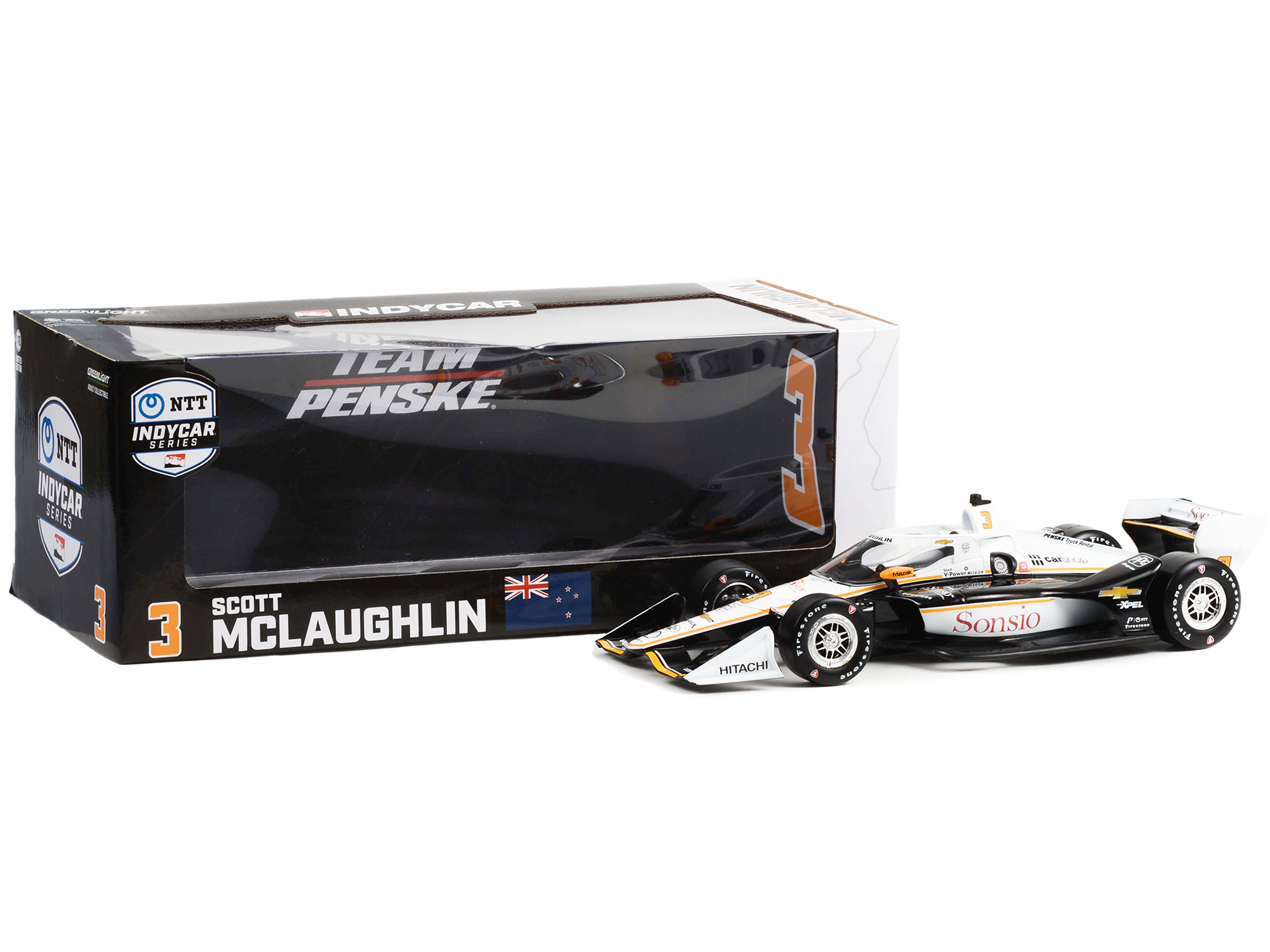 Dallara IndyCar #2 Josef Newgarden "Shell Oil" Team Penske Winner "108th Indianapolis 500 - NTT IndyCar Series" (2024) 1/64 Diecast Model Car by Greenlight