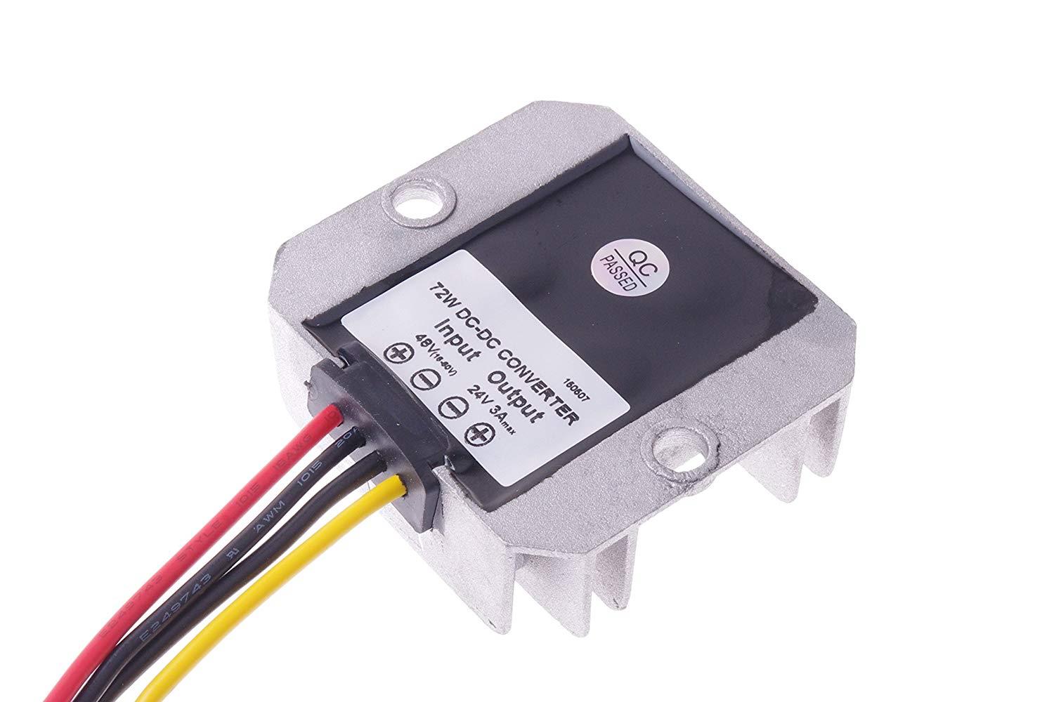 SMAKN DC/DC Converter 36V/48V to 24V 3A 72W Step-Down Power Supply Module