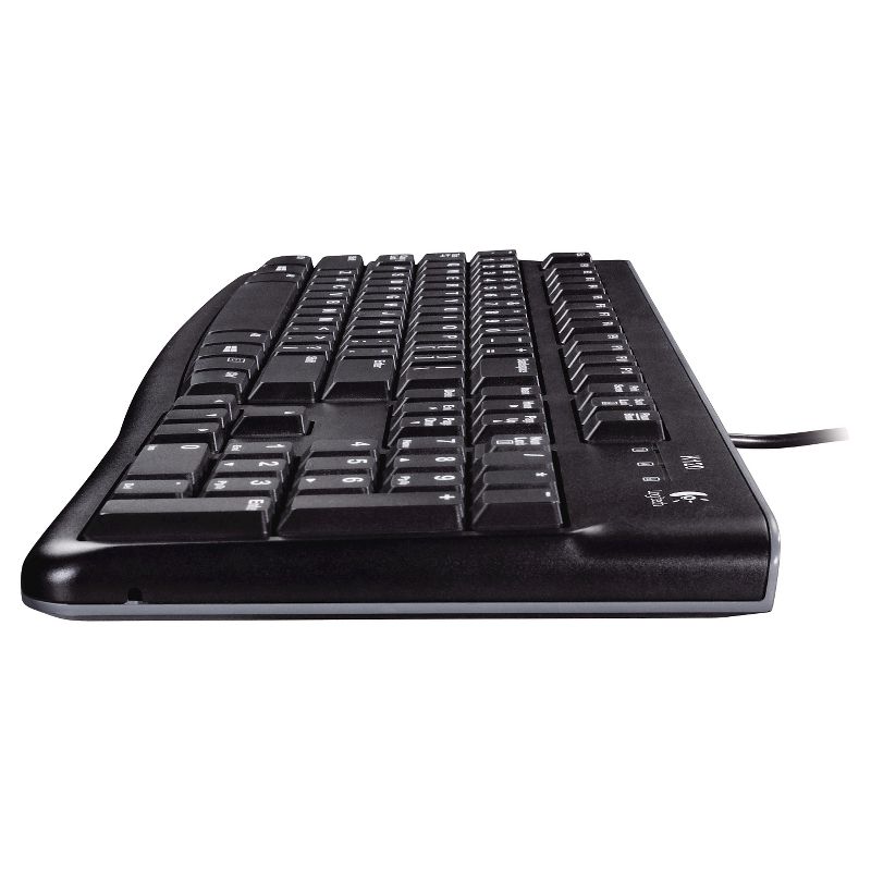 Logitech K120 Ergonomic Desktop USB Keyboard - Black (920-002478)