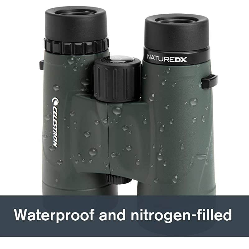 Nature DX 8x42 Binoculars Outdoor and Birding Binocular Fully Multicoated with BaK4 Prisms Rubber Armored Fog Waterproof Binoculars Top Pick Optics