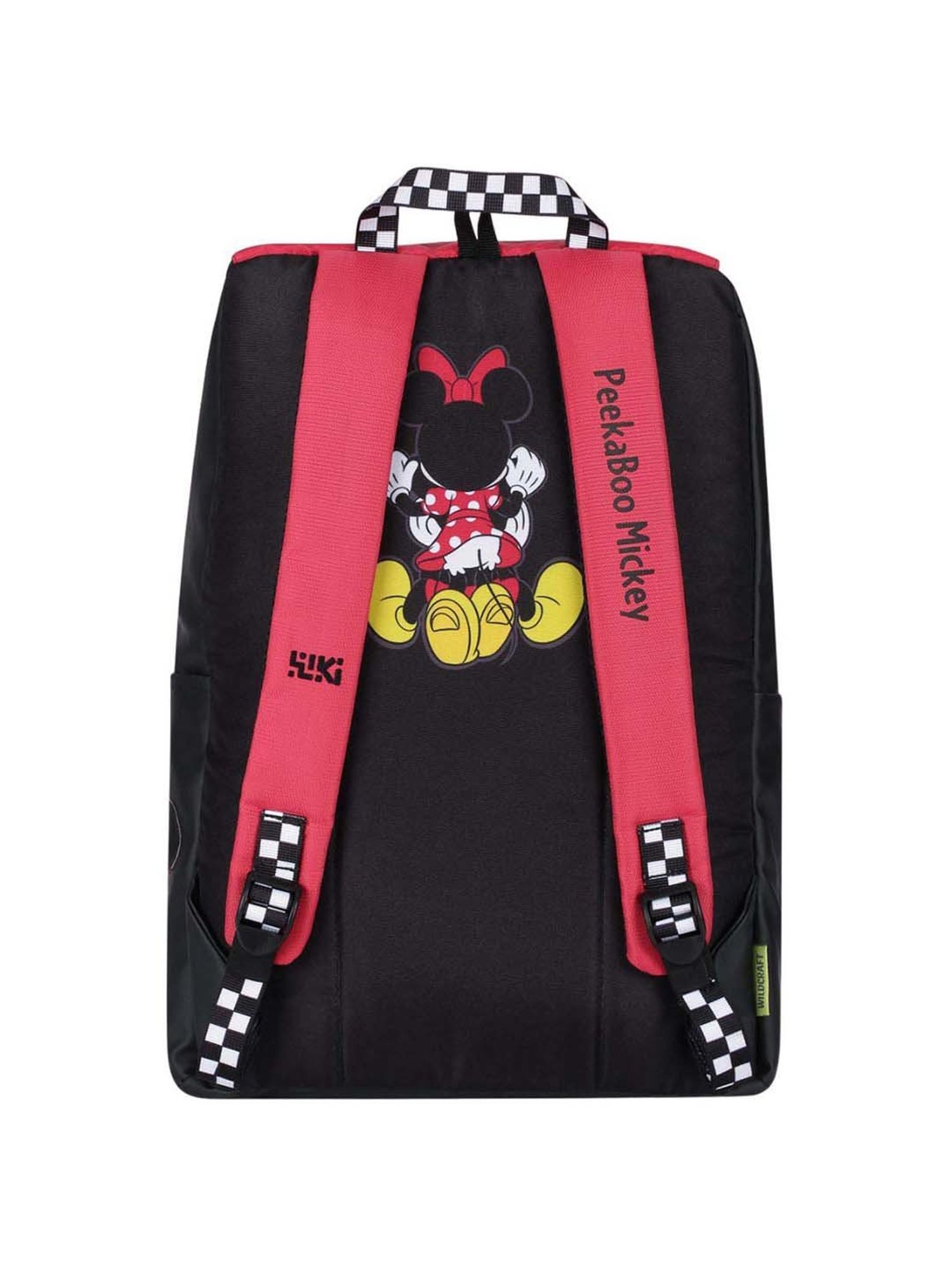 Wiki Mickey Black & Red Printed Medium Messenger Bag
